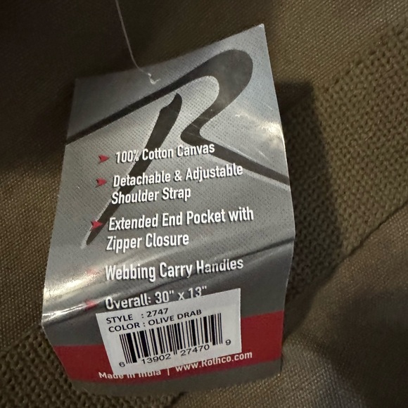 Terminator Olive Drab Canvas Gen II Duffle Bag 2 Strap Backpack Tactical bag - Picture 12 of 14